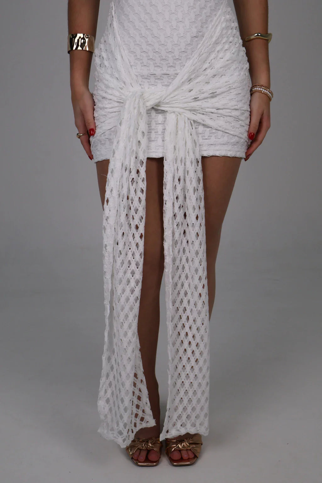 Vestido Rendas Coral