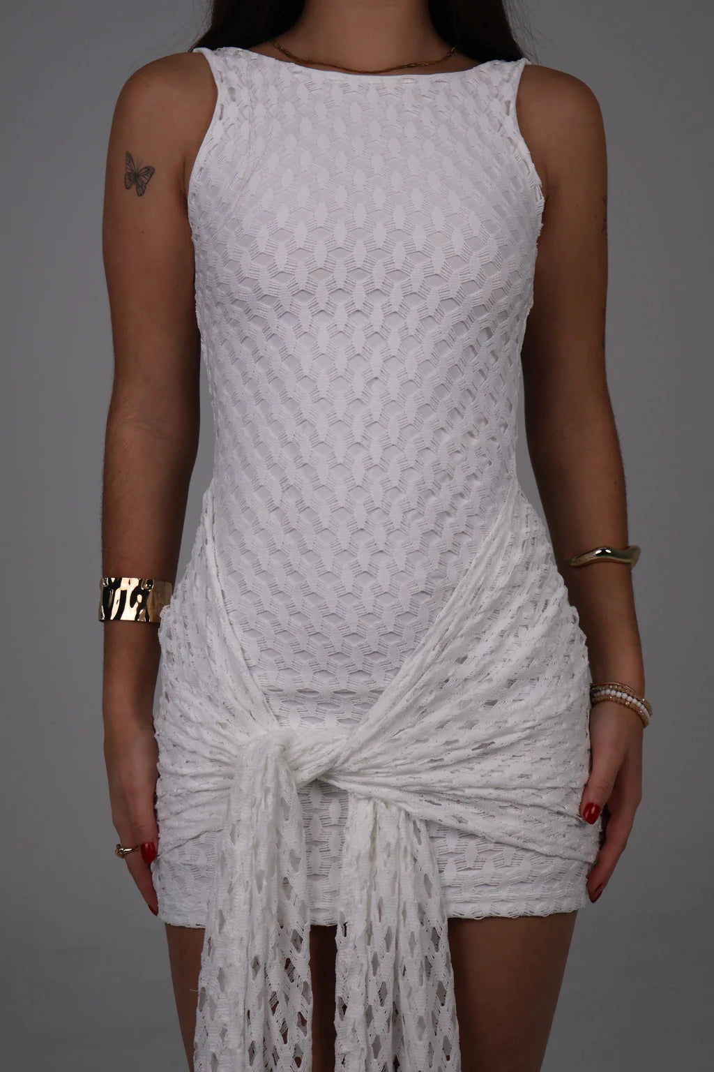 Vestido Rendas Coral