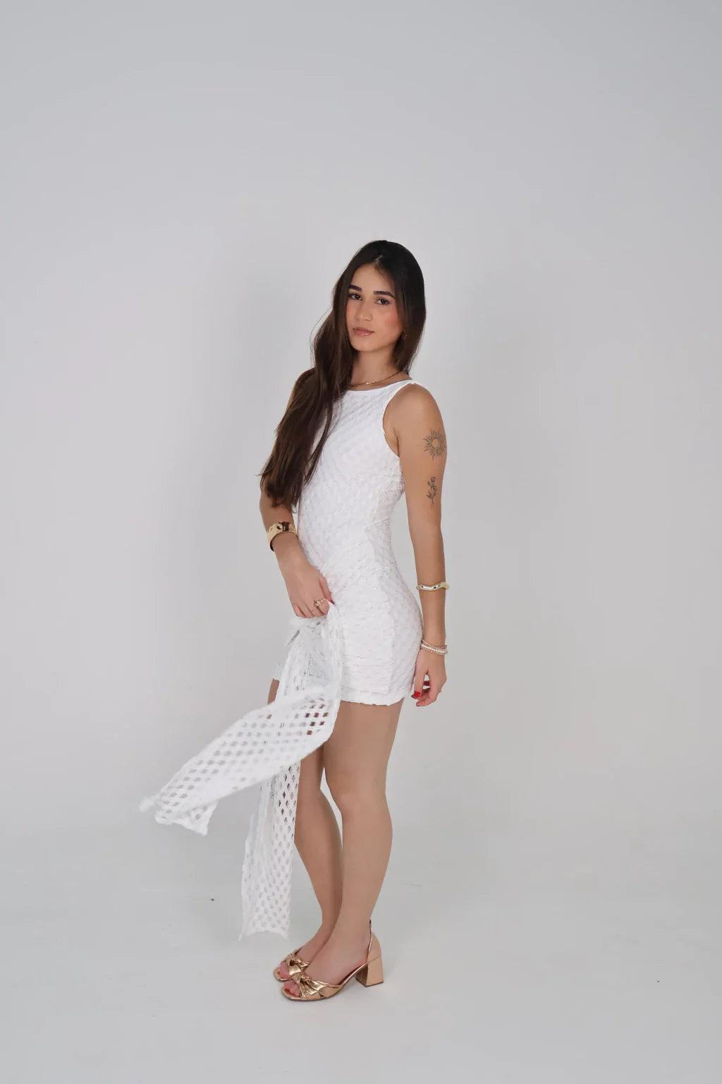 Vestido Rendas Coral