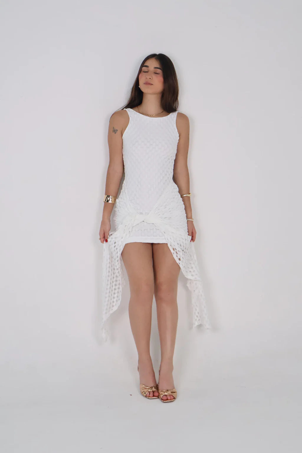 Vestido Rendas Coral