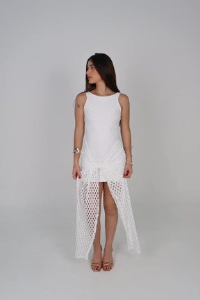 Vestido Rendas Coral