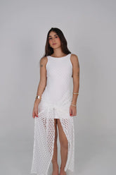 Vestido Rendas Coral