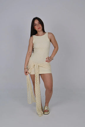 Vestido Rendas Coral