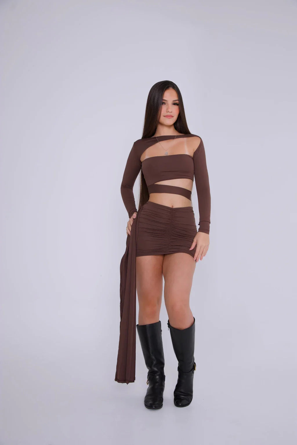 Conjunto Dior Marrom Viral