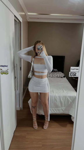 Conjunto Dior Branco